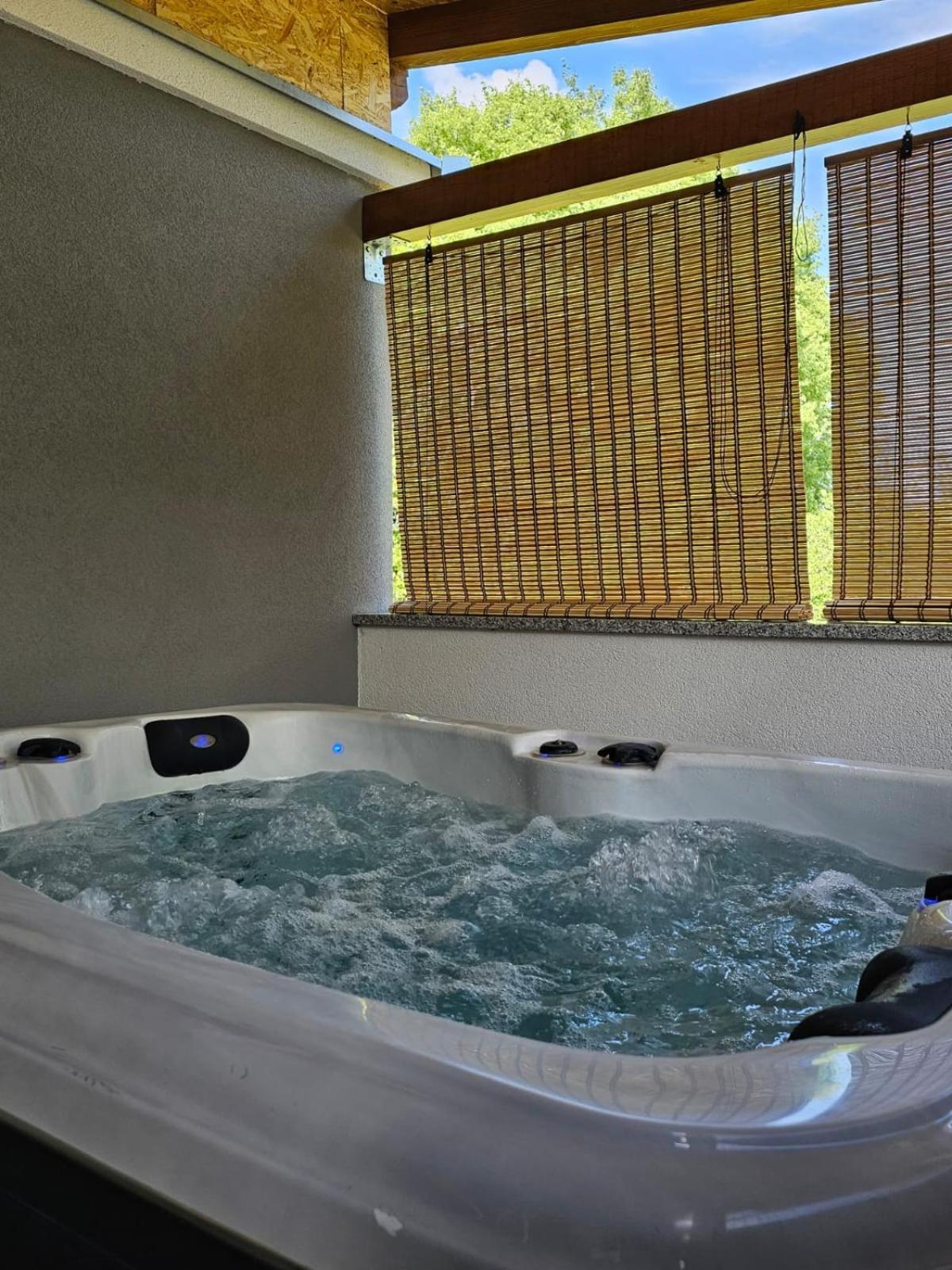 Apartman Goga With Pool And Jacuzzi 拉宾 外观 照片