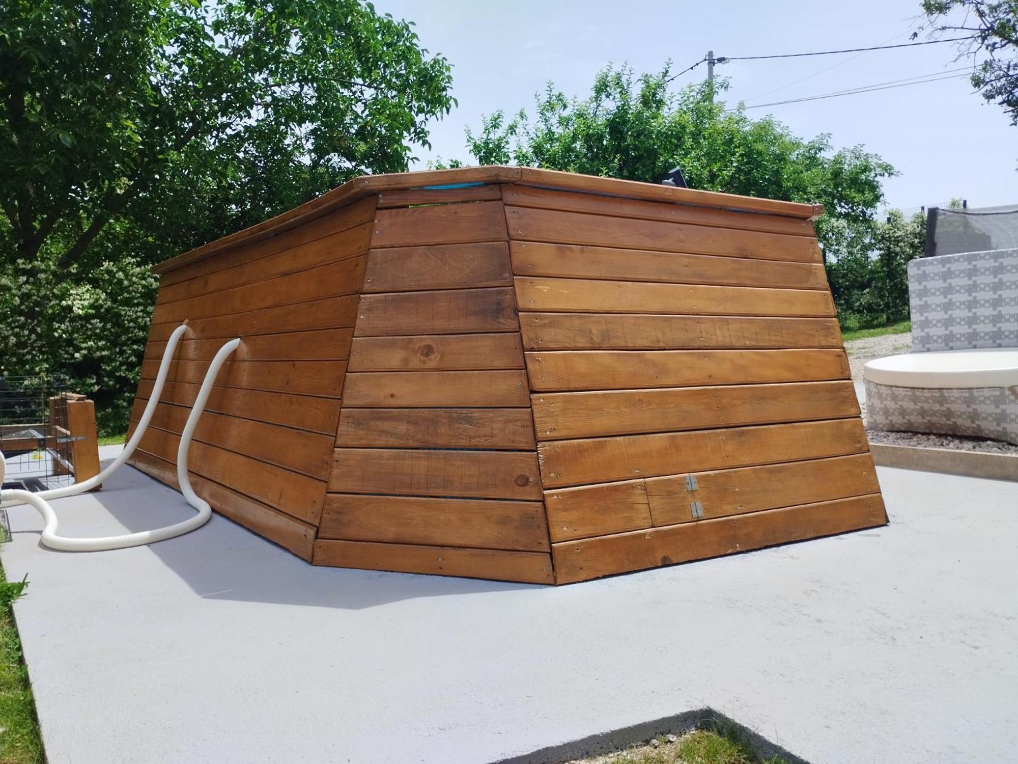 Apartman Goga With Pool And Jacuzzi 拉宾 外观 照片